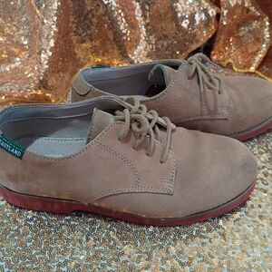 Pre-owned Eastland Women's s Tan Suede Shoes